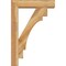 Ekena Millwork Merced Block Rough Sawn Bracket w/ Offset Brace, Western Red Cedar, 6"W x 24"D x 36"H BKT0604X24X36MRC05RWR - alternate 2
